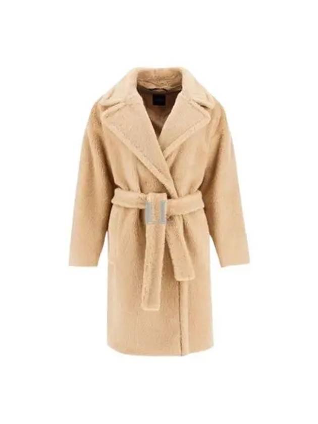 Emmy Shearling Coat Beige - MAX MARA - BALAAN 2