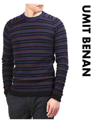 Yumit Bannon UB15 951 NAVY crew neck knitwear - UMIT BENAN B+ - BALAAN 1