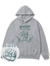 Punchline Jade Green Overfit Hoodie Gray - MONSTER REPUBLIC - BALAAN 3