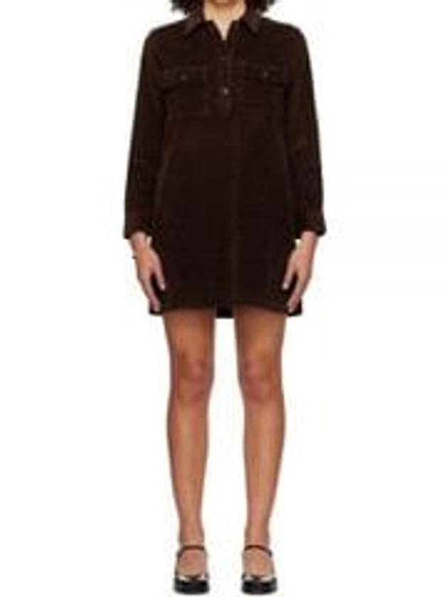 Mia Short Dress Brown - A.P.C. - BALAAN 2