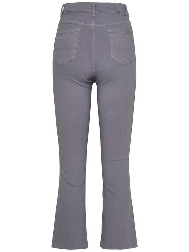 7 For All Mankind Lilac Cotton Blend Jeans - 7 FOR ALL MANKIND - BALAAN 3