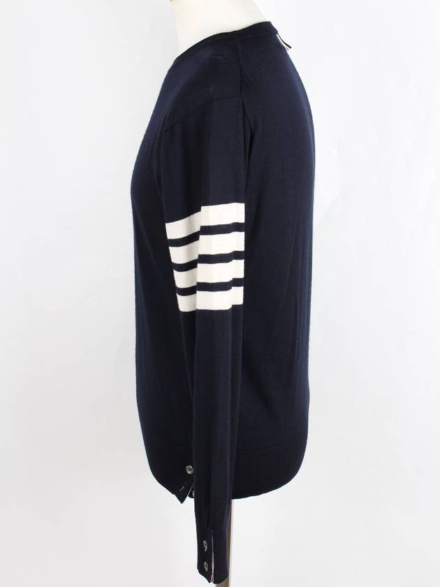 Diagonal armband merino wool knit 2 - THOM BROWNE - BALAAN 3