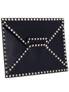 Rockstud Untitled ClutchLY0B0100NTD L60 Black Gold - VALENTINO - BALAAN 2