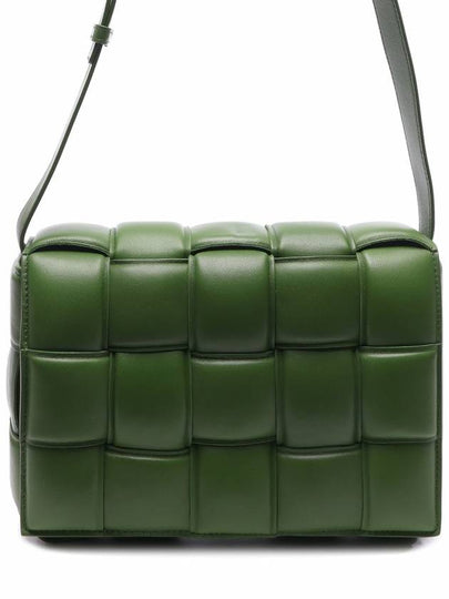 Gold Padded Cassette Padded Nappa Leather Small Cross Bag Military Green - BOTTEGA VENETA - BALAAN 2