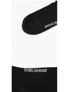 Siloqui Logo Socks Black - ISABEL MARANT - BALAAN 4