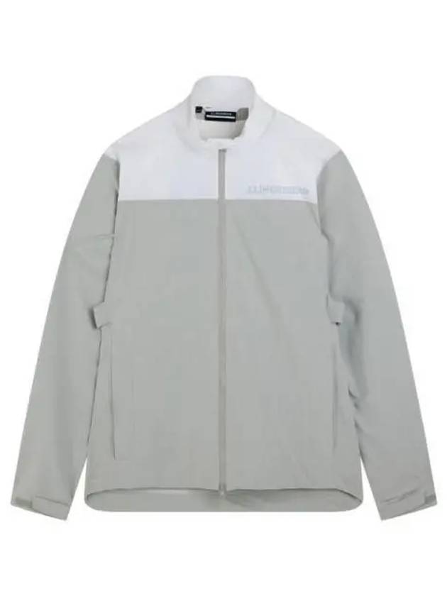 Bridge Back Logo Rain Jacket Grey - J.LINDEBERG - BALAAN 2