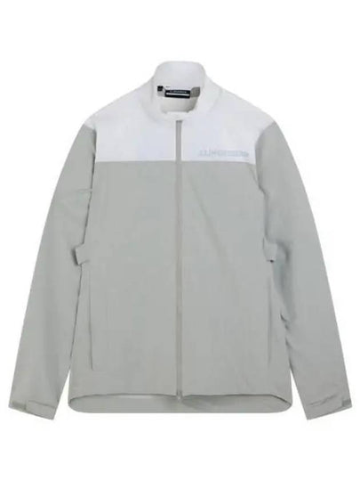 Bridge Back Logo Rain Jacket Grey - J.LINDEBERG - BALAAN 2