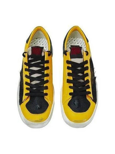 Net Star Sneakers Yellow GMF00370 F004395 - GOLDEN GOOSE - BALAAN 1