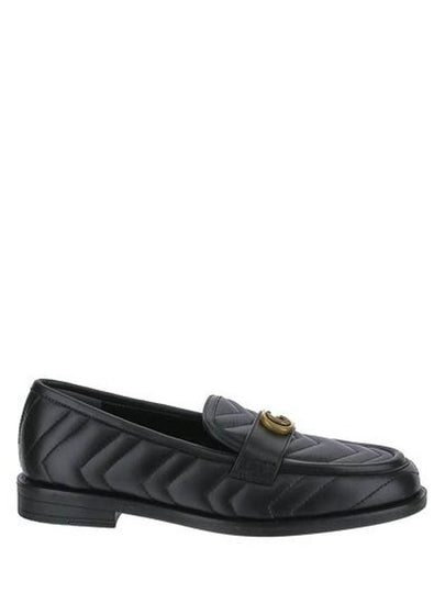 Double G Matelasse Leather Loafers Black - GUCCI - BALAAN 2