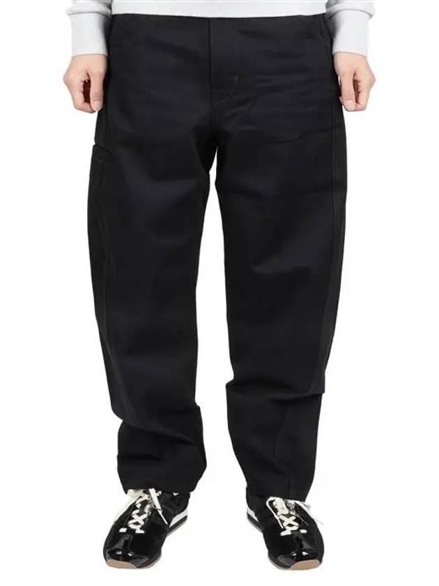 Twisted Workwear Straight Pants Black - LEMAIRE - BALAAN 2