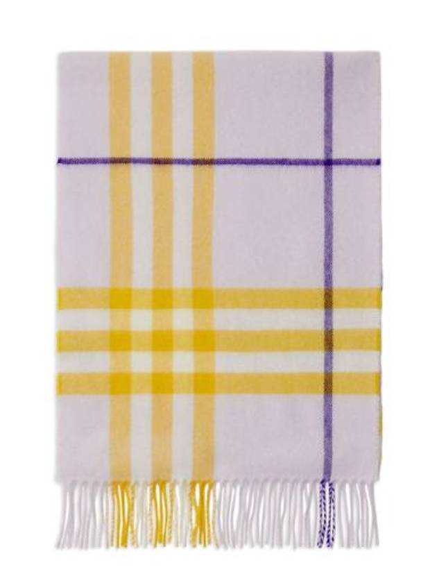 Check Cashmere Scarf Pink - BURBERRY - BALAAN 4