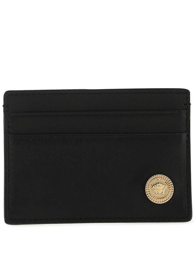 Circle Medusa Logo Two-tier Card Wallet Black - VERSACE - BALAAN 4