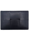 Intrecciato Cassette Card Wallet Black - BOTTEGA VENETA - BALAAN 2