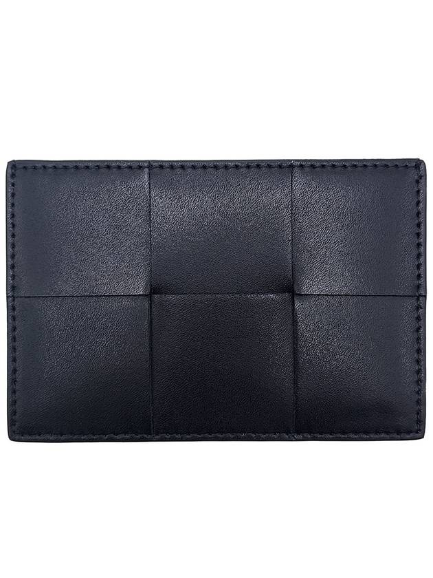 Intrecciato Cassette Card Wallet Black - BOTTEGA VENETA - BALAAN 2