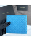 Intrecciato Half Wallet Blue - BOTTEGA VENETA - BALAAN 2