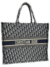 Women s M1286ZRIW M928 Blue Oblique Book Tote Large Bag - DIOR - BALAAN 2