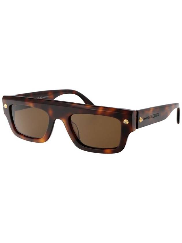 Sunglasses AM0427S 002 002 HAVANA HAVANA BROWN - ALEXANDER MCQUEEN - BALAAN 3