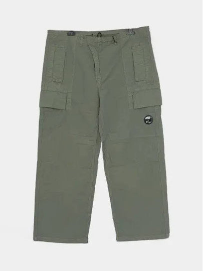 Flatt Nylon Oversized Cargo Straight Pants Green - CP COMPANY - BALAAN 2