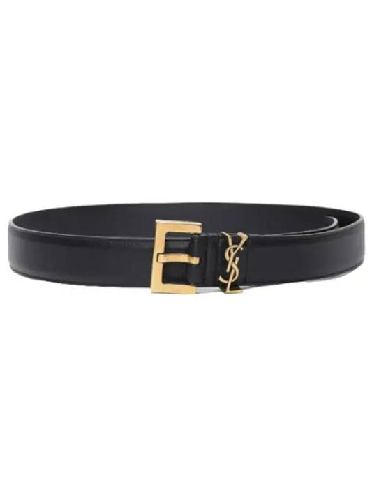 Monogram Logo Belt Women s Waistband - SAINT LAURENT - BALAAN 1