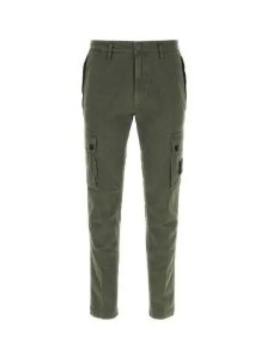 Compass Badge Cargo Straight Pants Green - STONE ISLAND - BALAAN 2