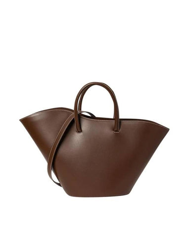 Women's Open Tulip Medium Tote Bag Chocolate - LITTLE LIFFNER - BALAAN 1