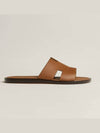 Izmir Leather Slippers Gold - HERMES - BALAAN 4