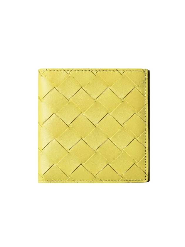 Intrecciato Half Wallet Yellow - BOTTEGA VENETA - BALAAN 1