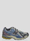 Mesh Rubber Metallic Low Top Sneakers Blue - NEW BALANCE - BALAAN 1