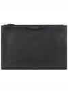 Antigona Large Leather Clutch Bag Black - GIVENCHY - BALAAN 2