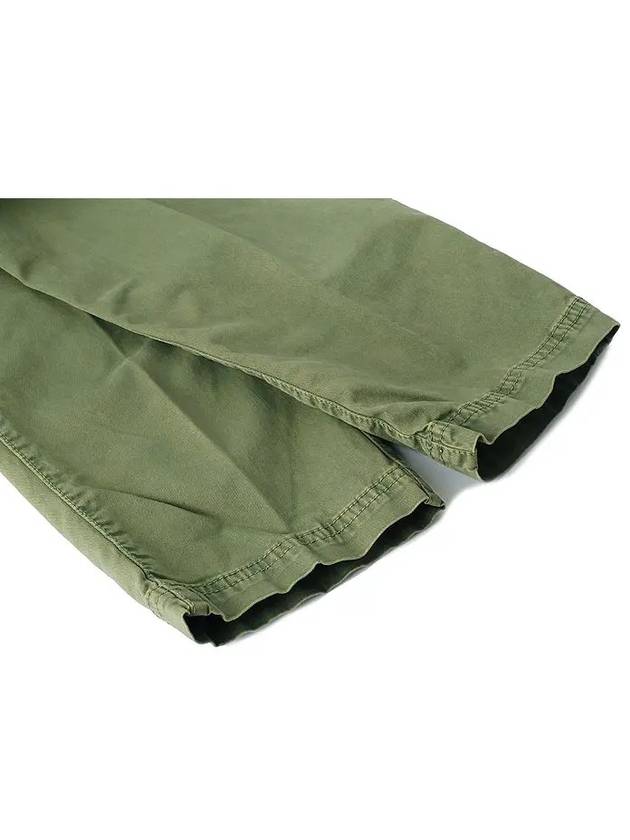 Wappen Patch Cargo Straight Pants Green - STONE ISLAND - BALAAN 6