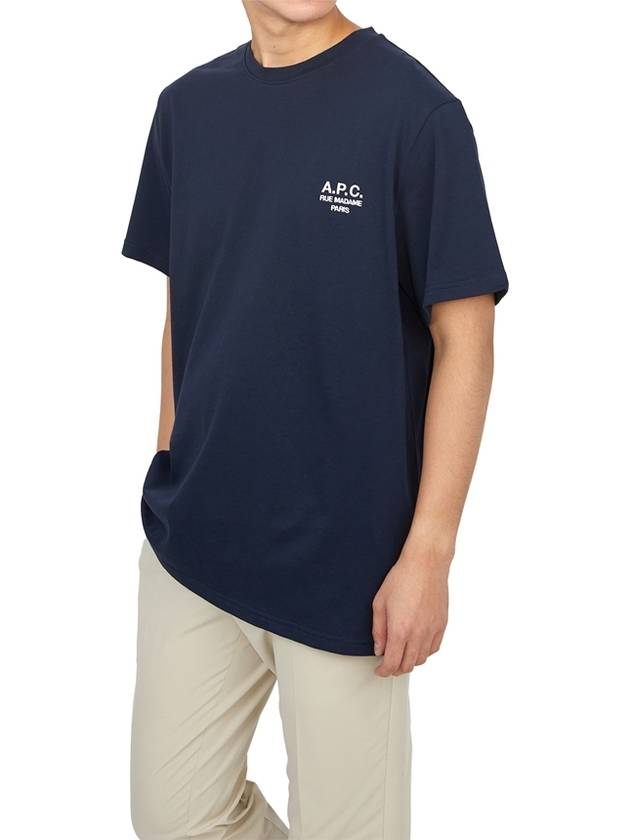 Raymond Short Sleeve T-shirt Navy - A.P.C. - BALAAN 5