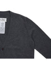 Cashmere Back Stitch Cardigan Grey - MAISON MARGIELA - BALAAN 5