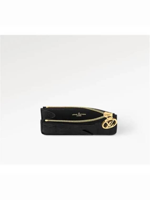 Romy Monogram Leather Card Wallet Black - LOUIS VUITTON - BALAAN 5