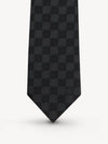Damier Classic Tie Black - LOUIS VUITTON - BALAAN.