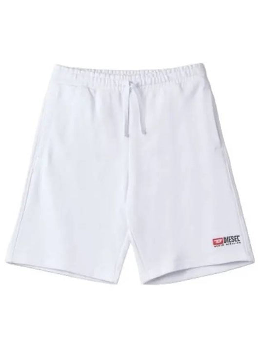 Crown Shorts Pants White - DIESEL - BALAAN 1
