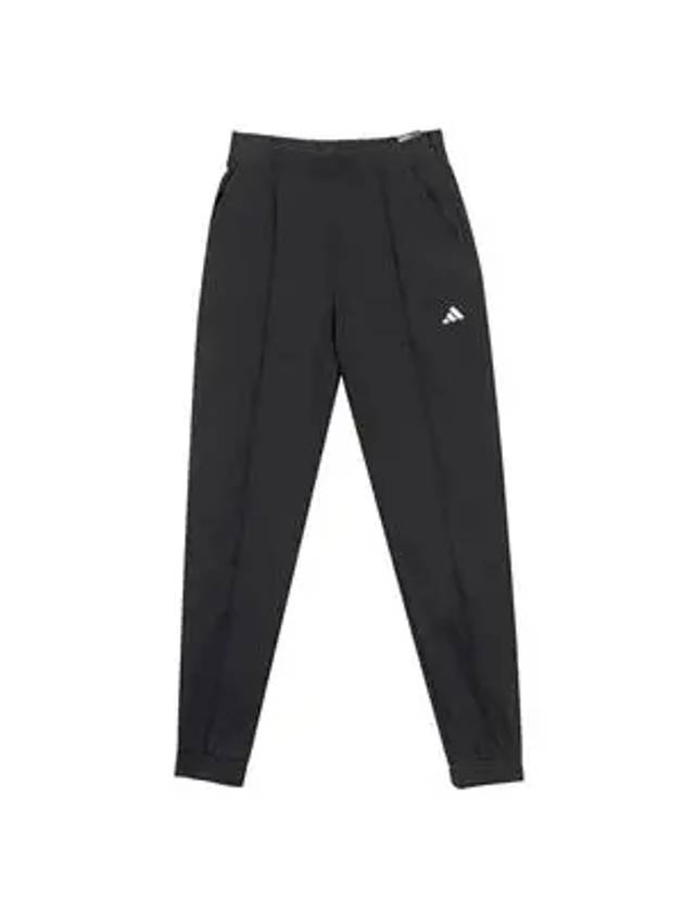 Adidas Air Lady Train Essentials Minimal Branding Woven Track Pants Black - ADIDAS - BALAAN 1