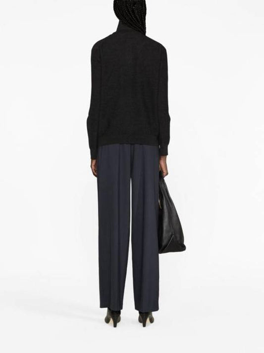 Wool Turtleneck Antracite - LEMAIRE - BALAAN 1