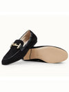 Women's Double T Loafers Black - TOD'S - BALAAN 7