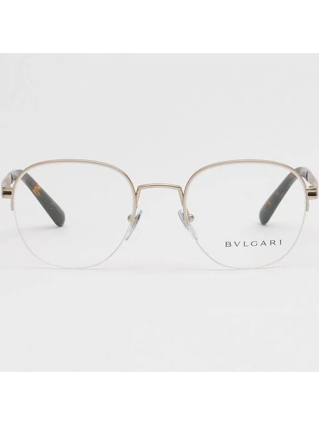 Eyewear Semi-Rimless Metal Eyeglasses Gold - BVLGARI - BALAAN 4