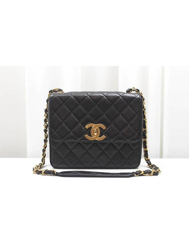 Vintage Lambskin Matelasse Quilted Flap Chain Shoulder Bag - CHANEL - BALAAN 1