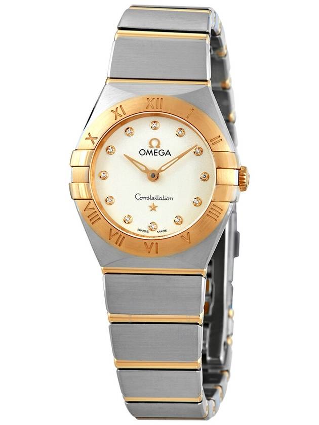 Omega Constellation Quartz Diamond Silver Dial Ladies Watch 131.20.25.60.52.002 - OMEGA - BALAAN 1