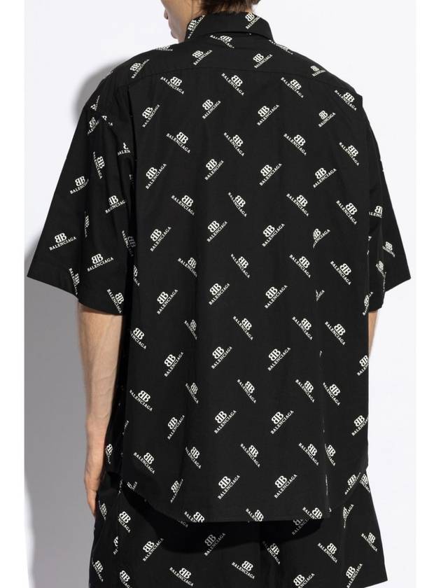 BALENCIAGA S/S LARGE FIT SHIRT - BALENCIAGA - BALAAN 4