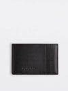 Intrecciato Leather Card Wallet Black - BOTTEGA VENETA - BALAAN 3