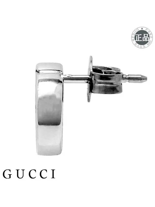 Interlocking G Earrings Silver - GUCCI - BALAAN 3