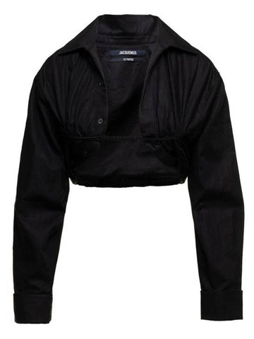 Shirt 223SH0141064990 Black - JACQUEMUS - BALAAN 1