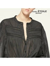 Women's Flalia Cotton Blouse Black - ISABEL MARANT ETOILE - BALAAN 4