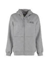 Logo Zip-Up Hoodie Grey - GANNI - BALAAN 2