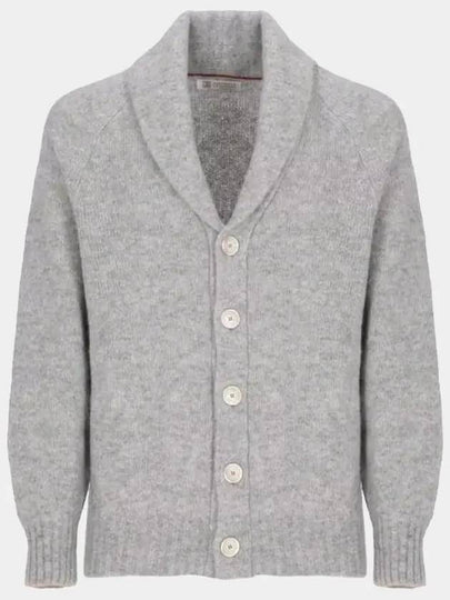 V neck melange effect cardigan MLP504006CCI32 - BRUNELLO CUCINELLI - BALAAN 2