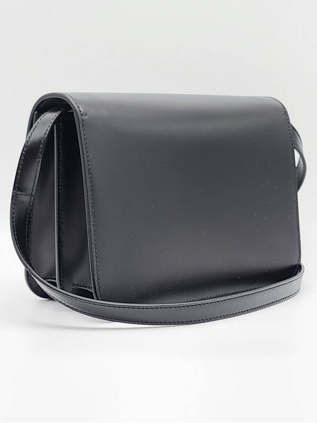 Small Leather TB Shoulder Bag Black - BURBERRY - BALAAN 4