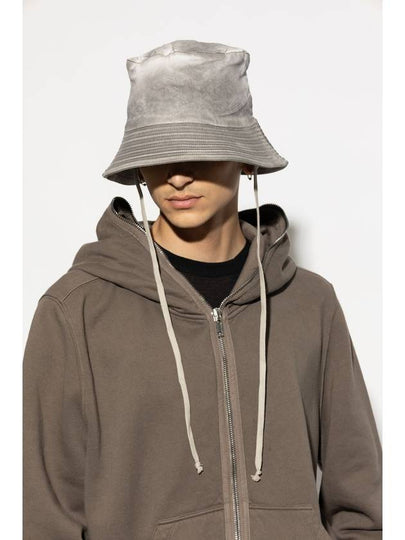 Rick Owens DRKSHDW Hat With Ties, Men's, Grey - RICK OWENS - BALAAN 2